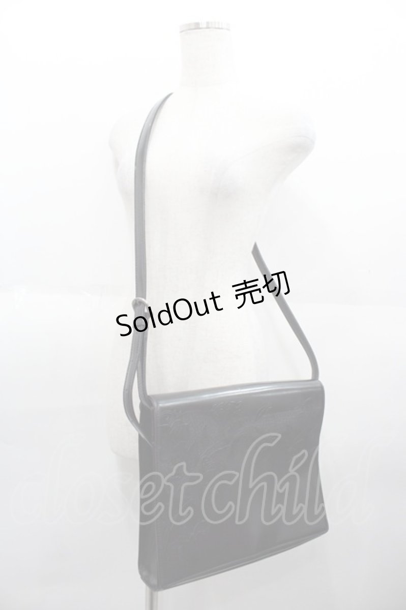画像1: Jean Paul GAULTIER / ニューローズショルダーバッグ  黒 I-25-08-25-099-GO-BG-HD-ZI (1)