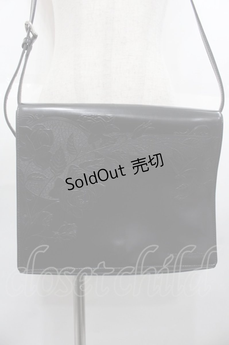 画像2: Jean Paul GAULTIER / ニューローズショルダーバッグ  黒 I-25-08-25-099-GO-BG-HD-ZI (2)