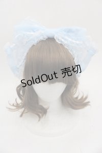 Angelic Pretty / フリルシースルーカチューシャ  サックス I-25-08-25-102-AP-AC-HD-ZI