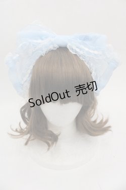 画像1: Angelic Pretty / フリルシースルーカチューシャ  サックス I-25-08-25-102-AP-AC-HD-ZI