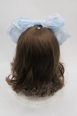 画像2: Angelic Pretty / フリルシースルーカチューシャ  サックス I-25-08-25-102-AP-AC-HD-ZI