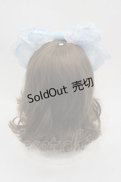 画像2: Angelic Pretty / フリルシースルーカチューシャ  サックス I-25-08-25-102-AP-AC-HD-ZI