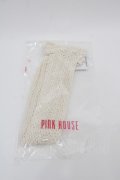 PINK HOUSE / レース使い透かしソックス  アイボリー I-25-08-25-118-LO-ZA-HD-ZI