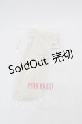PINK HOUSE / レース使い透かしソックス  アイボリー I-25-08-25-118-LO-ZA-HD-ZI