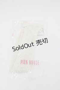 PINK HOUSE / レース使い透かしソックス  アイボリー I-25-08-25-118-LO-ZA-HD-ZI