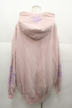 画像2: TRAVAS TOKYO / Furry bear half zip high neck hoodie　パーカー  ピンク I-25-08-25-019-PU-TO-HD-ZI