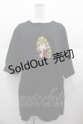 HEIHEI / シルクスクリーンTシャツ L グレー I-25-08-25-020-PU-TO-HD-ZI