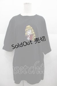 HEIHEI / シルクスクリーンTシャツ L グレー I-25-08-25-020-PU-TO-HD-ZI