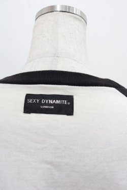 画像3: SEXY DYNAMITE LONDON / ラグランカットソー  黒Ｘ白 I-25-08-25-027-PU-TO-HD-ZI