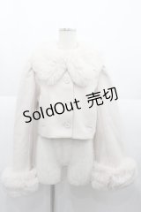 EATME / フェイクファーカラーショートジャケット  ピンク I-25-08-25-032-LO-JA-HD-ZI