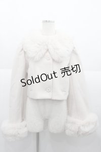 EATME / フェイクファーカラーショートジャケット  ピンク I-25-08-25-032-LO-JA-HD-ZI