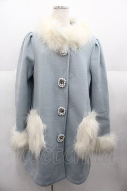 画像1: Swankiss / Kirara wool C/T  サックス I-25-08-25-033-CA-CO-HD-ZI