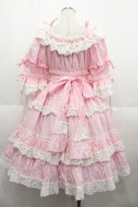 画像2: BABY,THE STARS SHINE BRIGHT / Confiture Ribbonワンピース  ピンクＸ白 I-25-08-25-036-BA-OP-HD-ZI (2)
