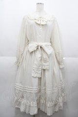 heavenly garden / フリル襟長袖ワンピース  アイボリー I-25-08-25-039-LO-OP-HD-ZI