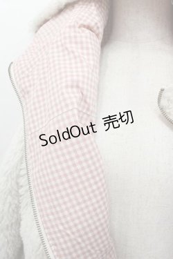 画像3: PINK HOUSE / ウールライクボアリバーシブルフードブルゾン  アイボリーＸピンク I-25-09-02-053-LO-JA-HD-ZI
