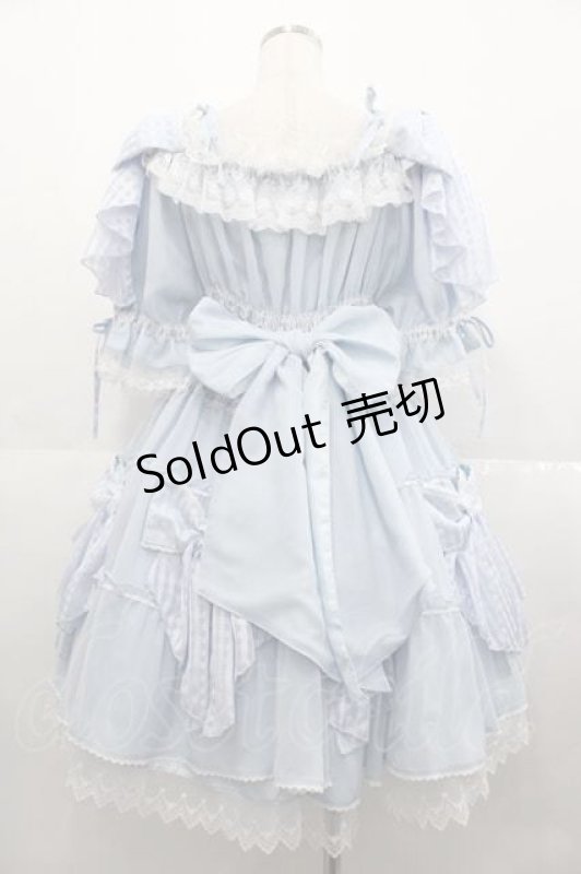 画像2: BABY,THE STARS SHINE BRIGHT / Le sucre petillantワンピース  サックス I-25-09-02-054-BA-OP-HD-ZI (2)