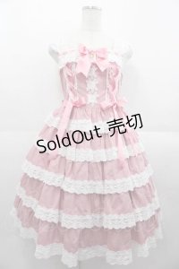 BABY,THE STARS SHINE BRIGHT / Romantic Dream Roseジャンパースカート  ピンク I-25-09-02-055-BA-OP-HD-ZI