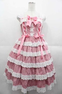 画像1: BABY,THE STARS SHINE BRIGHT / Romantic Dream Roseジャンパースカート  ピンク I-25-09-02-055-BA-OP-HD-ZI