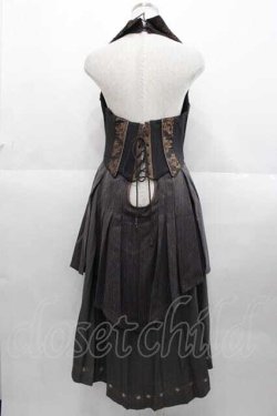 画像2: Ozz oneste / 薔薇刺繍ロングビスチェ  ブラウン I-25-09-02-076-OO-OP-HD-ZI