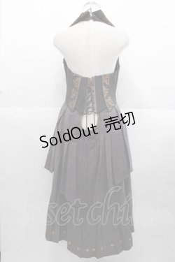 画像2: Ozz oneste / 薔薇刺繍ロングビスチェ  ブラウン I-25-09-02-076-OO-OP-HD-ZI