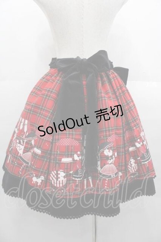 画像2: Angelic Pretty / おさんぽキャンディちゃんスカート  赤 I-25-09-02-088-AP-SK-HD-ZI (2)