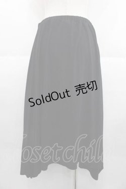 画像2: ALGONQUINS / プリント入りサルエルパンツ  ブラック I-25-09-02-093-AL-PA-HD-ZI