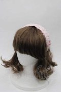 m petit by misako / リボンパールレースカチューシャ  ピンクＸ白 I-25-09-02-107-LO-AC-HD-ZI
