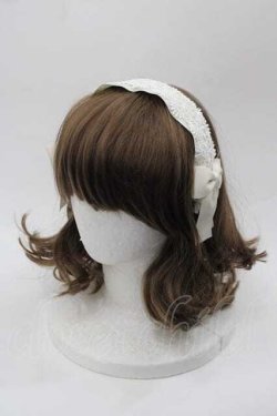 画像1: m petit by misako / TT*AMレースカチューシャ  アイボリー I-25-09-02-108-LO-AC-HD-ZI