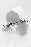 BABY,THE STARS SHINE BRIGHT / シェリルレーシィヘッドドレス  サックスＸ白 I-25-09-02-115-BA-AC-HD-ZI