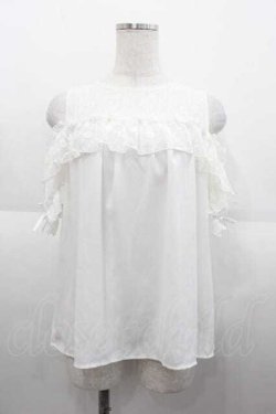 画像1: axes femme kawaii / フリルオフショルブラウス  白 I-25-09-02-013-AX-BL-HD-ZI
