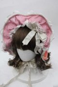 BABY,THE STARS SHINE BRIGHT / 月夜の森の AURORA Soiree 柄ボンネット  ピンク I-25-09-02-118-BA-AC-HD-ZI