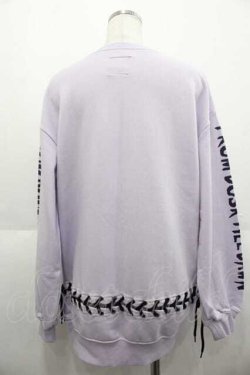 画像2: LISTEN FLAVOR / ドリーミーキャッスルレースアッププルオーバー  ラベンダー I-25-09-02-034-PU-TO-HD-ZI