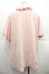 画像2: PINK HOUSE / レースフリル襟チュニックブラウス  ピンク I-25-09-02-041-LO-BL-HD-ZT210 (2)