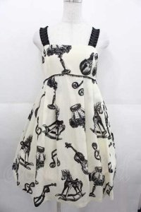 Emily Temple cute / ヴィンテージマーケットノースリーブワンピース  オフ I-25-09-11-053-ET-OP-HD-ZI