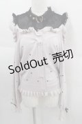 LIZ LISA / ハート刺繍肩あきレイヤードニット  ピンクＸ黒 I-25-09-11-006-LO-TO-HD-ZI