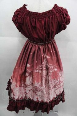 画像2: Enchantlic Enchantilly / Phantom Night Babydollワンピース  エンジ I-25-09-11-060-LO-OP-HD-ZI