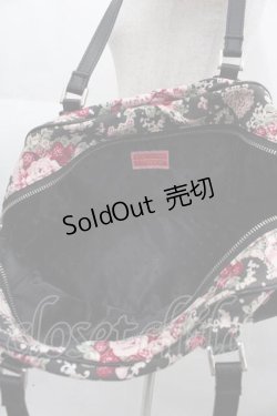 画像3: BABY,THE STARS SHINE BRIGHT / シュガーブーケ柄ボストン型BAG  黒 I-25-09-11-064-BA-BG-HD-ZI