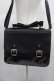 画像1: Amavel / Monogram Antique Ribbonバッグ  黒 I-25-09-11-069-CA-BG-HD-ZI (1)