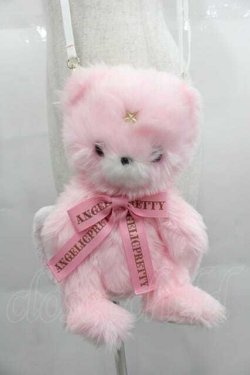 画像1: Angelic Pretty / Milkyベアーぬいぐるみポーチ  ピンク I-25-09-11-071-AP-BG-HD-ZI