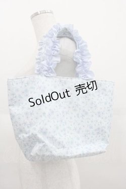 画像2: Maison de FLEUR / シナモロールフリルハンドルトートバッグ  サックス I-25-09-11-075-LO-BG-HD-ZI