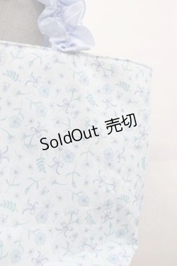 画像3: Maison de FLEUR / シナモロールフリルハンドルトートバッグ  サックス I-25-09-11-075-LO-BG-HD-ZI