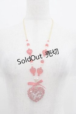 画像2: Angelic Pretty / DotスカラップHeartネックレス  赤 I-25-09-11-080-AP-AC-HD-ZI