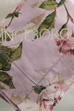 画像3: INGEBORG / フレンチピオニーpt.ストール  ピンク I-25-09-11-082-LO-SK-HD-ZI
