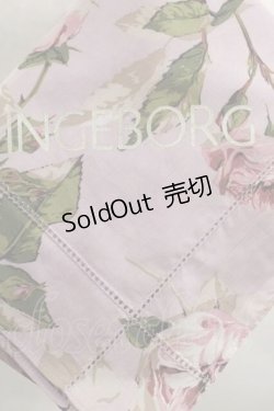 画像3: INGEBORG / フレンチピオニーpt.ストール  ピンク I-25-09-11-082-LO-SK-HD-ZI