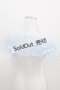 画像2: Nile Perch / スターチュールセーラー付け襟  サックス I-25-09-11-083-LO-ZA-HD-ZI