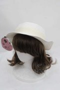 m petit by misako / AMブレードカンカン帽  シロ I-25-09-11-084-LO-AC-HD-ZI