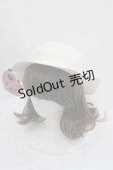 m petit by misako / AMブレードカンカン帽  シロ I-25-09-11-084-LO-AC-HD-ZI