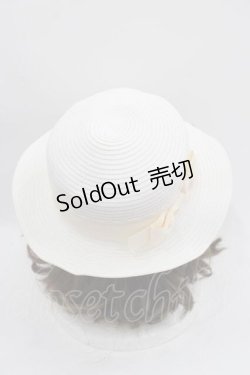 画像3: m petit by misako / AMブレードカンカン帽  シロ I-25-09-11-084-LO-AC-HD-ZI