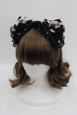 画像1: BABY,THE STARS SHINE BRIGHT / Cinderella Jewelryカチューシャ  黒Ｘピンク I-25-09-11-086-BA-AC-HD-ZI