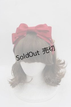 画像1: LOLITAその他(お買取対象外) / 鳥かごチャーム付きリボンカチューシャ  赤 I-25-09-11-088-LO-AC-HD-ZI
